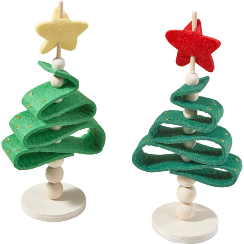 Set de creatie Brad din pasla, 6 buc, Haba [2]