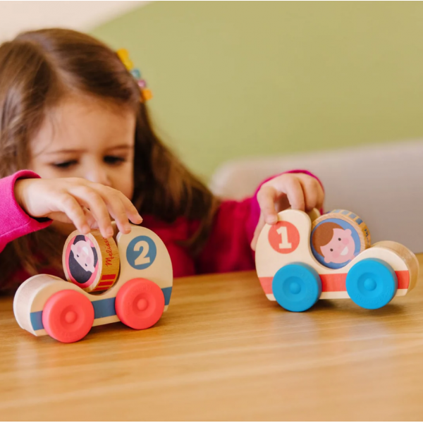 Melissa & Doug-Set de doua masinute din lemn colectia GO TOTs [10]
