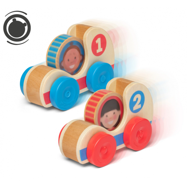 Melissa & Doug-Set de doua masinute din lemn colectia GO TOTs [3]