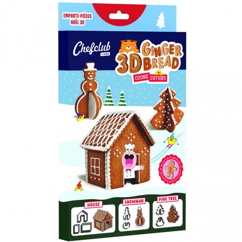 Set de forme Casuta in turta dulce 3D, Chefclub kids [2]