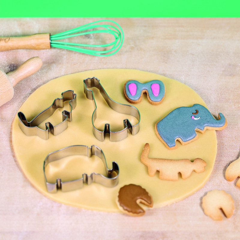 Set de forme de biscuiti Safari 3D, Chefclub kids [4]