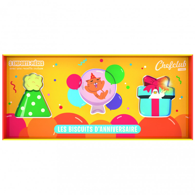 Set de forme pentru Biscuiti de Aniversare, Chefclub kids [2]