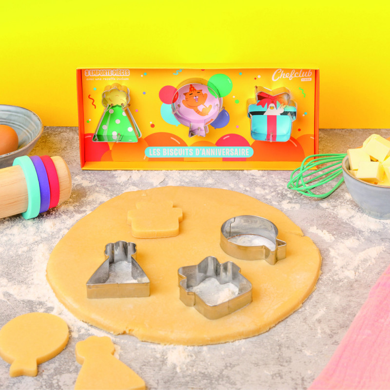 Set de forme pentru Biscuiti de Aniversare, Chefclub kids [5]