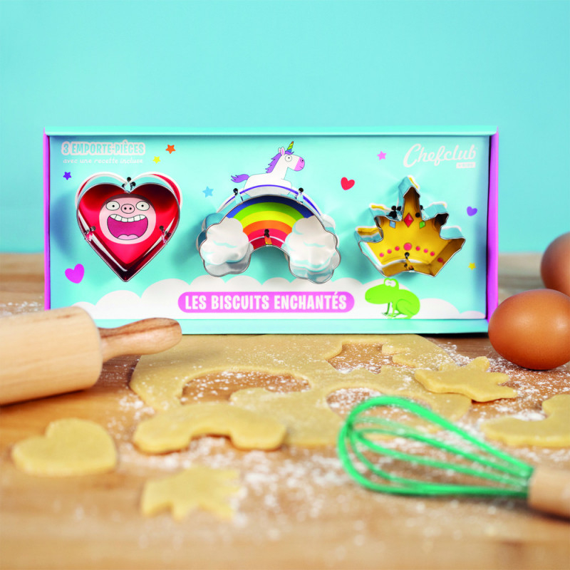 Set de forme pentru Biscuiti Fermecati, Chefclub kids [5]