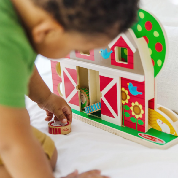 Melissa & Doug-Set de joaca din lemn Acrobatii la Ferma colectia GO TOTs [6]