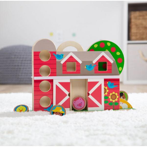 Melissa & Doug-Set de joaca din lemn Acrobatii la Ferma colectia GO TOTs [3]