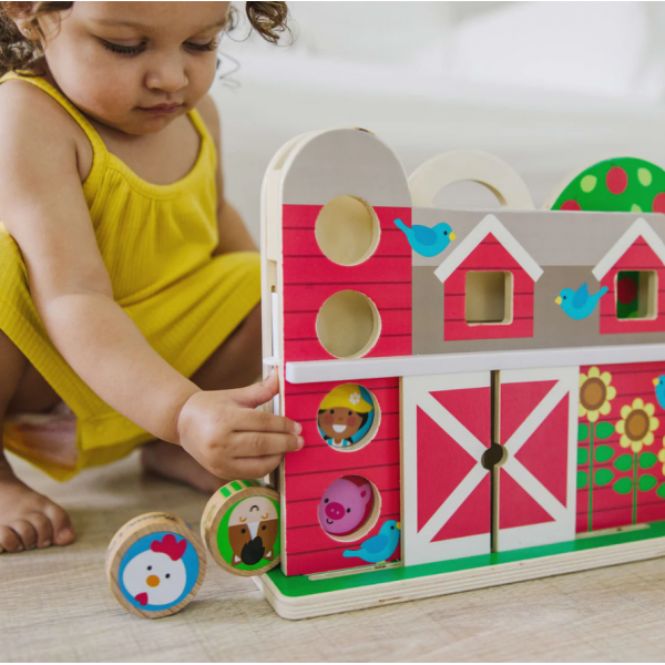 Melissa & Doug-Set de joaca din lemn Acrobatii la Ferma colectia GO TOTs [7]