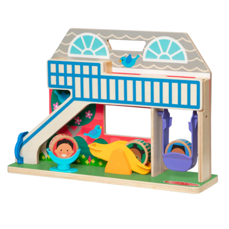 Melissa & Doug-Set de joaca din lemn cu accesorii Scoala Rostogol GO TOTs [1]
