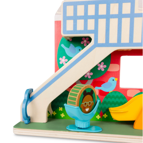 Melissa & Doug-Set de joaca din lemn cu accesorii Scoala Rostogol GO TOTs [2]