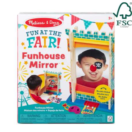 Melissa & Doug-Set de joaca din lemn Oglinda Buclucasa - colectia Distractie la targ [4]