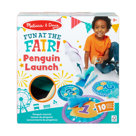 Melissa & Doug-Set de joaca din lemn Pinguinii Zburatori - colectia Distractie la targ [1]