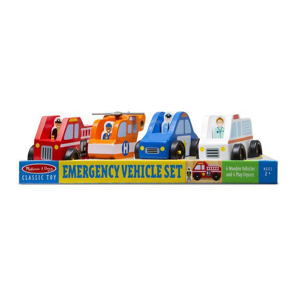 Melissa & Doug Set de joaca din lemn Vehicule de interventie [2]