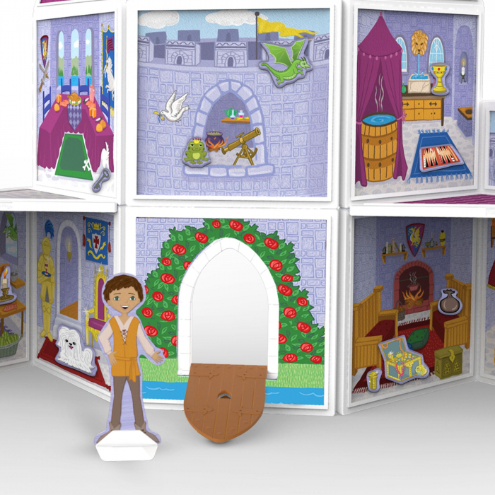 Melissa & Doug Set de joaca magnetic Castel medieval - Melissa & Doug [4]