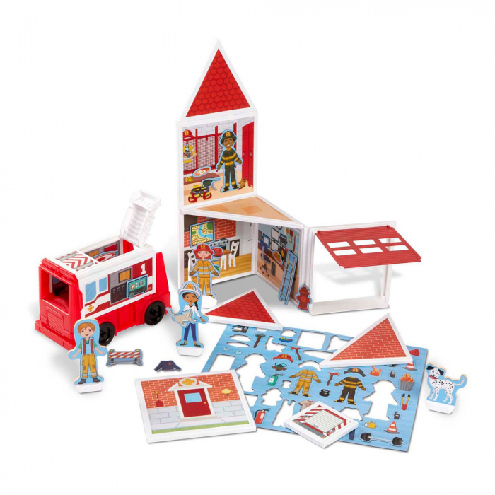 Melissa & Doug Set deÂ joacaÂ magneticÂ StatiaÂ deÂ Pompieri- Melissa & Doug [2]