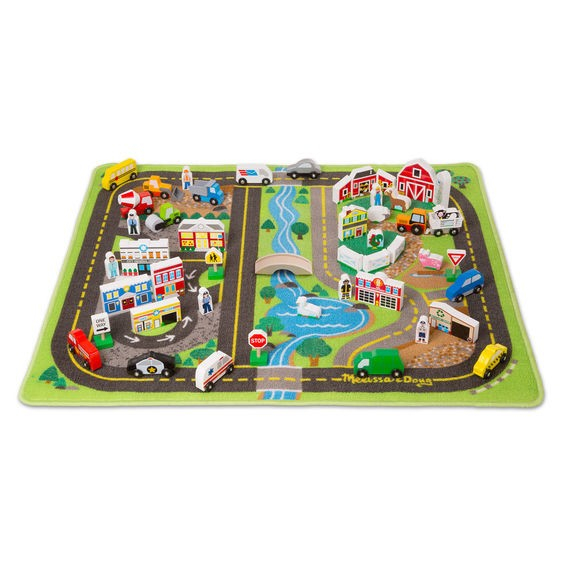 Melissa & Doug-Set de joaca si covoras orasul Melissa and Doug [4]