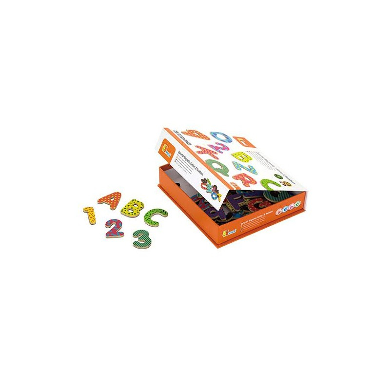 Viga-Set de litere si numere magnetice (77 piese) [1]