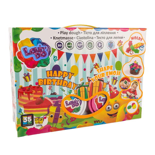 Okto-Set de modelat plastilina, Lovin'Do - HAPPY BIRTHDAY [1]
