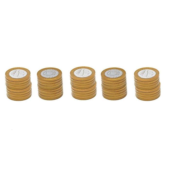 Learning Resources-Set de monede de jucarie (2 lire sterline) [2]