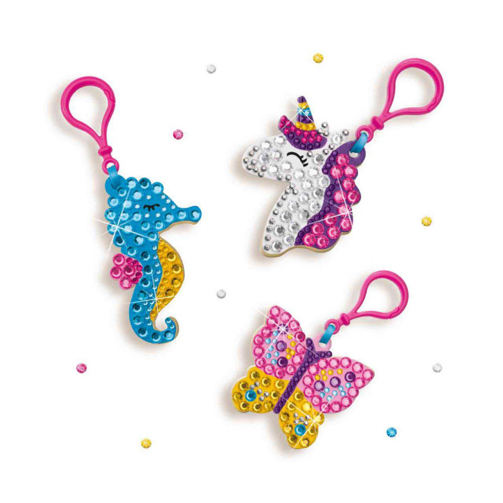 SES Creative-Set De Pictat Si Lipit Diamante -Brelocuri Din Lemn [4]