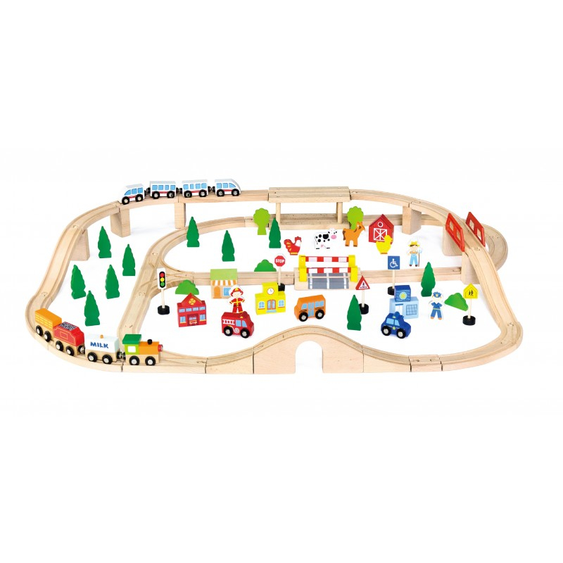 Set de trenulete din 90 de piese [1]