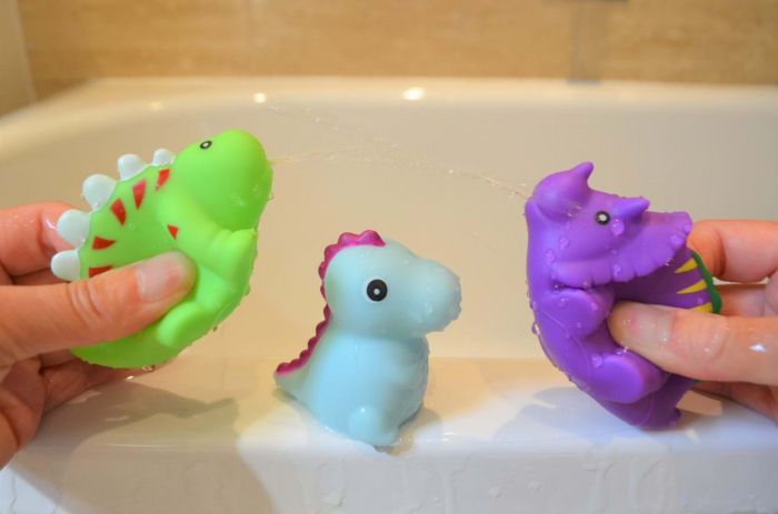 Buddy&Barney Set Dinozauri cu LED pentru baie [3]