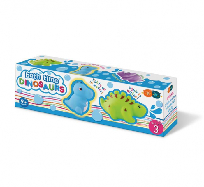 Buddy&Barney Set Dinozauri cu LED pentru baie [4]