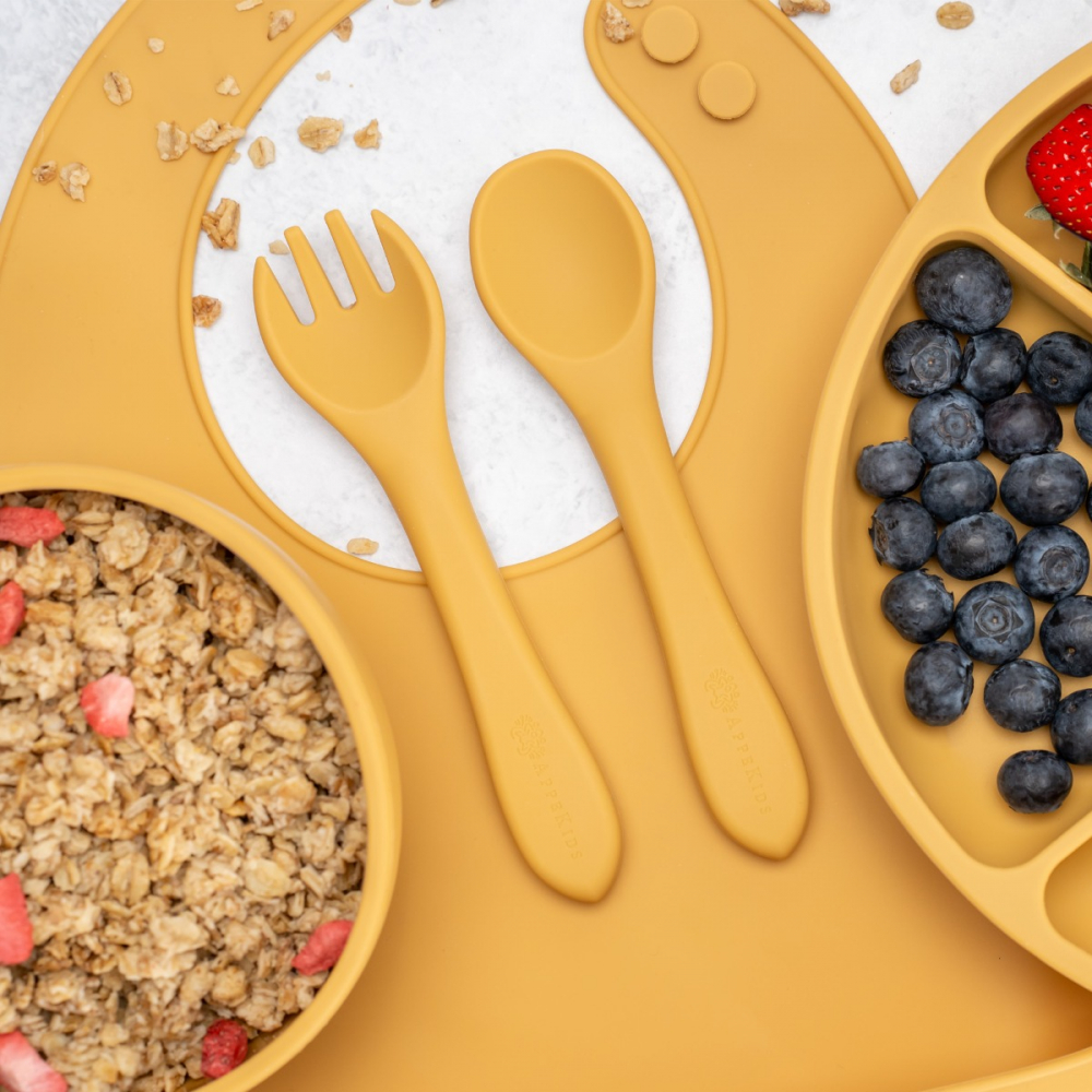 APPEKIDS-Set Diversificare, AppeKids, 100% Silicon, Classic - Honey [6]