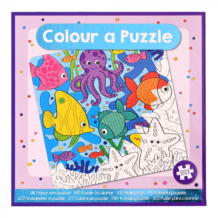 WinsHolland-Set DIY Coloreaza propriul puzzle - animale marine [2]