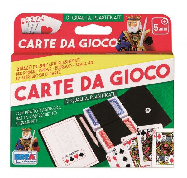 Set doua perechi carti in suport piele eco RS Toys [1]