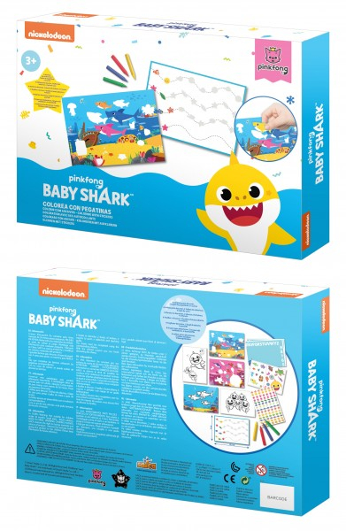 Set-educational-cu-desen-si-lipire-stickere-Saica-Baby-Shark-Saica [1]