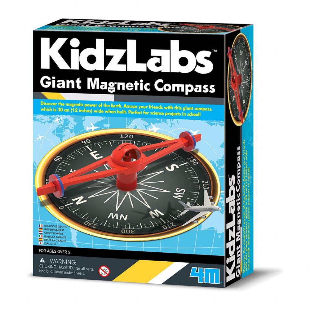 Set educativ, busola magnetica uriasa, KidzLabs, + 5 ani [1]