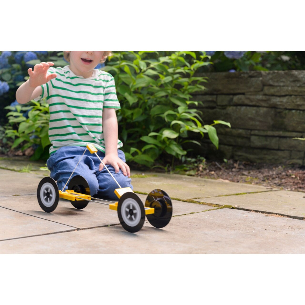 4m-Set educativ, masina de curse Mousetrap, KidzLabs, + 8 ani [4]