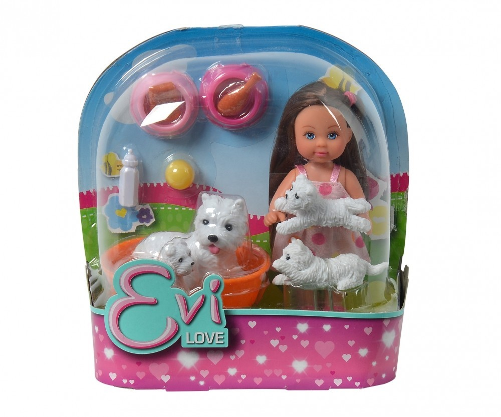 Set Evi Cu Patru Catelusi [2]