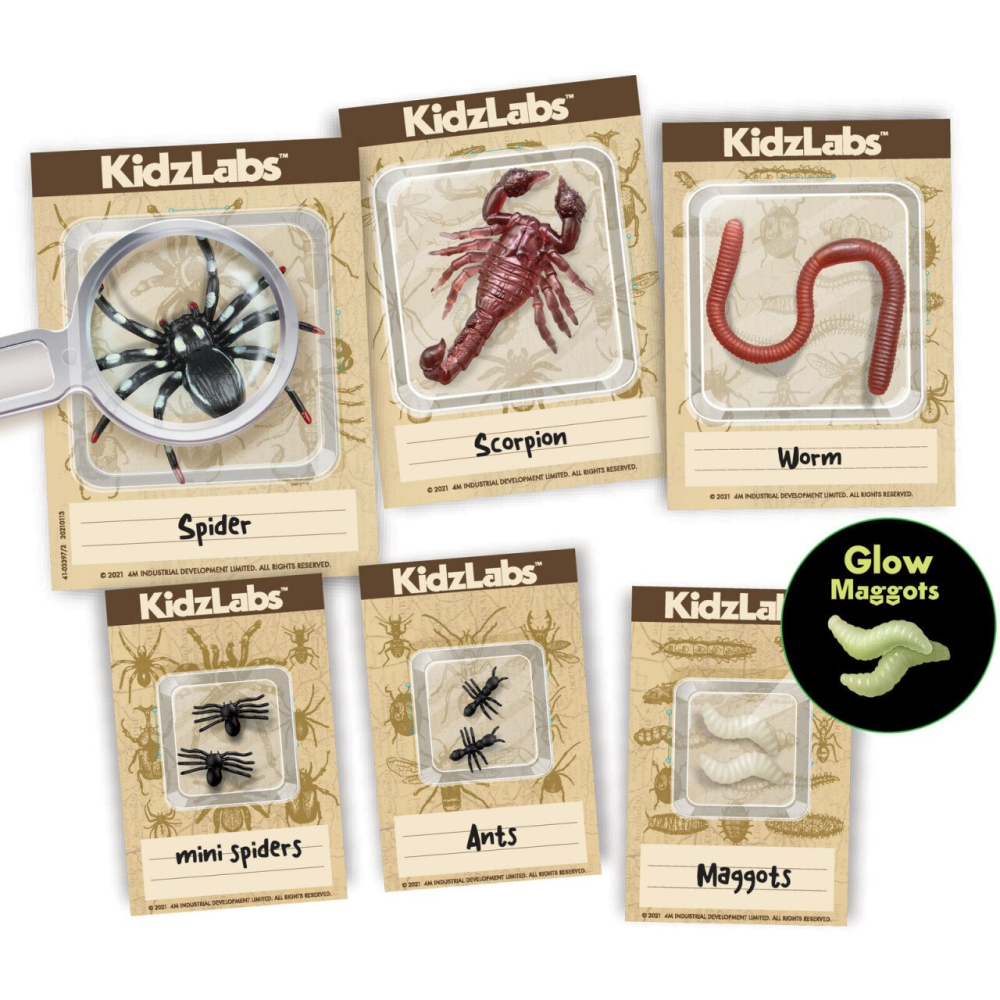 4m-Set excavare si observare Animale Creepy, KidzLabs, 5+ [3]
