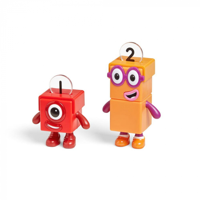 Hand2Mind Set figurine Numberblocks - Aventuri pe bicicleta cu Unu & Doi [4]