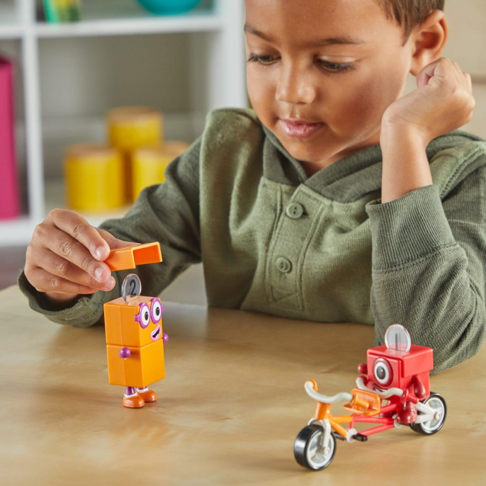 Hand2Mind Set figurine Numberblocks - Aventuri pe bicicleta cu Unu & Doi [6]