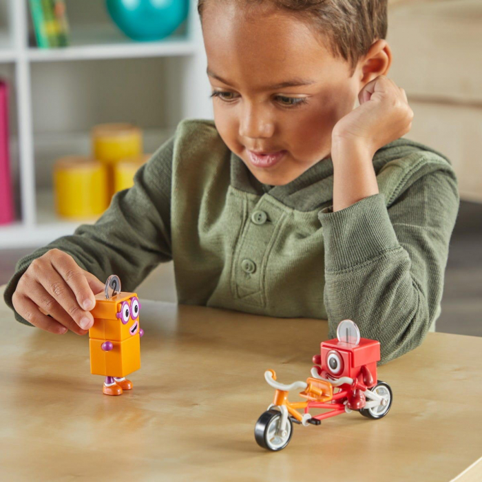 Hand2Mind Set figurine Numberblocks - Aventuri pe bicicleta cu Unu & Doi [7]