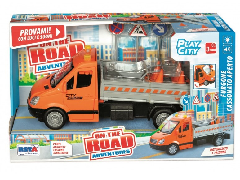 Set furgoneta de intretinere a drumurilor RS Toys, cu accesorii [1]