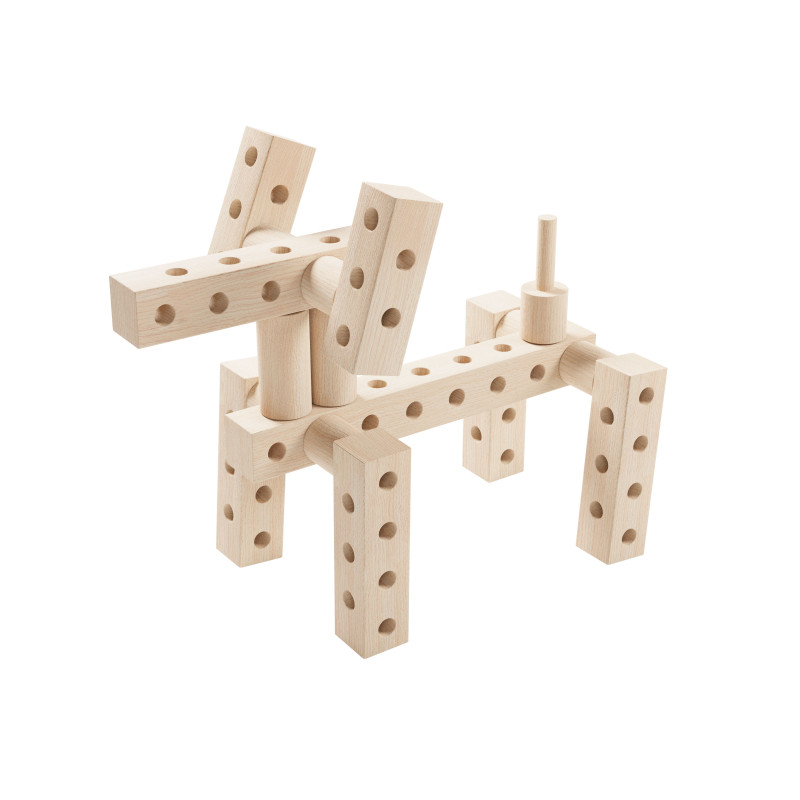 Set gama Construct Mini format din 44 piese, pentru construit masini, animale si alte modele, Walachia [9]
