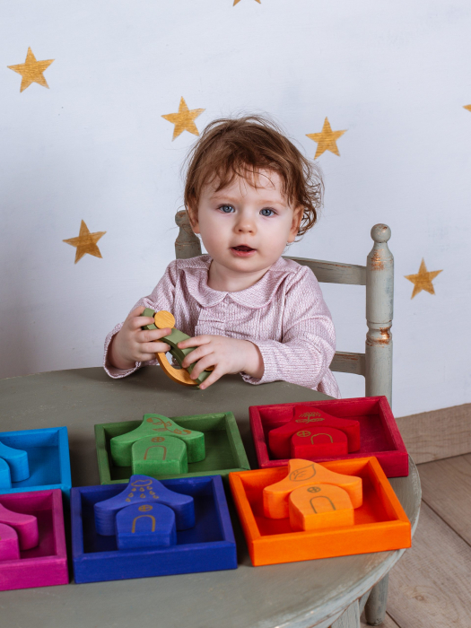 Marc toys-Set Handmade, Ladite pentru Sortare [3]