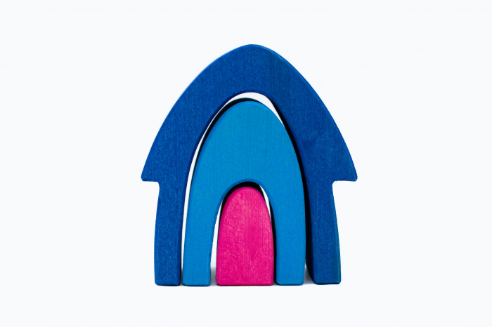 Marc toys-Set handmade Marc toys, Casuta din povesti Bleu [5]
