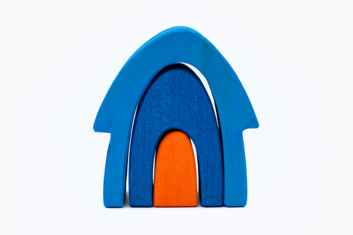 Marc toys-Set handmade Marc toys, Casuta din povesti Bleu [8]
