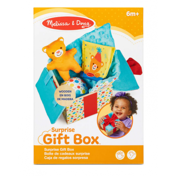Melissa & Doug-Set jucarii bebe in cutie cadou din lemn [3]
