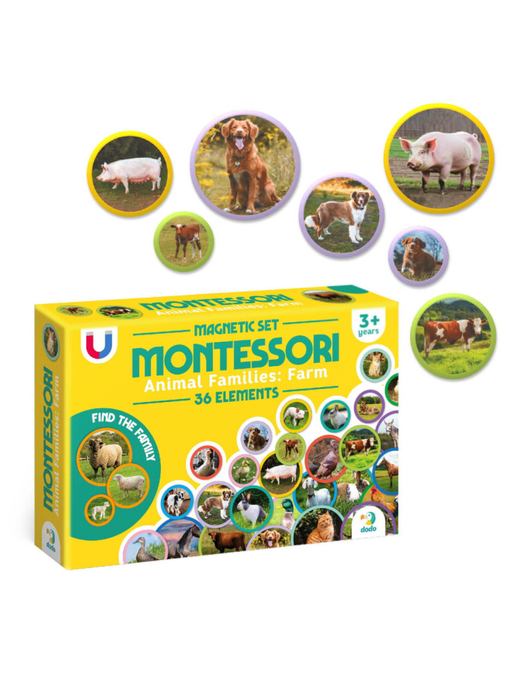 Set magneti Montessori - Animale de la ferma [2]