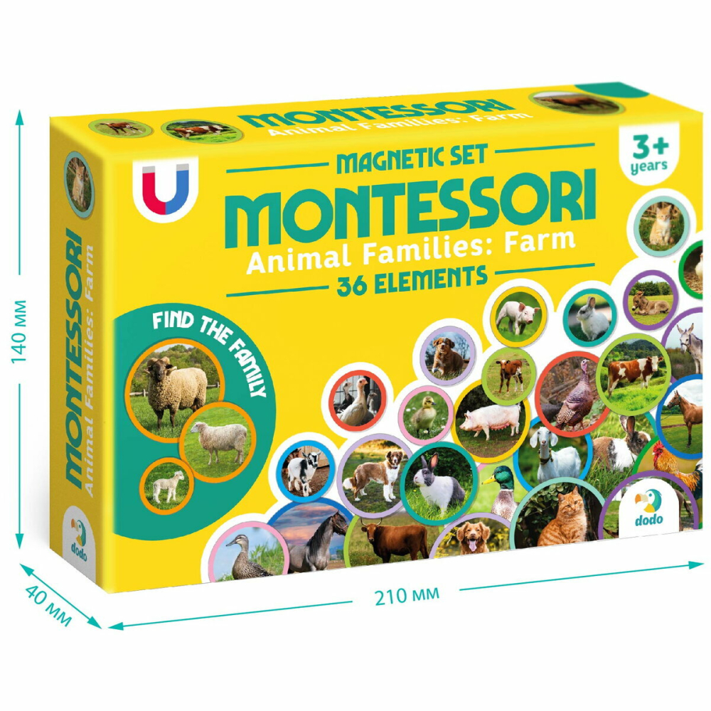 Set magneti Montessori - Animale de la ferma [6]