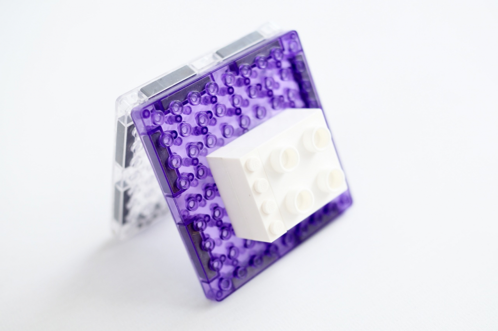Set magnetic de construit Brick Tiles 16 piese, Cleverclixx [5]