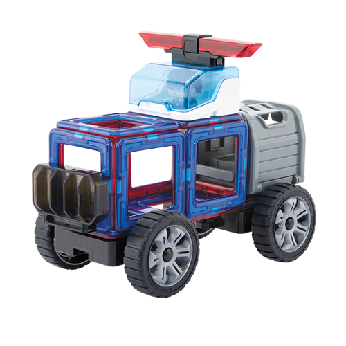 Clics-toys-Set-magnetic-de-construit-Magformers-masini-de-interventie [4]