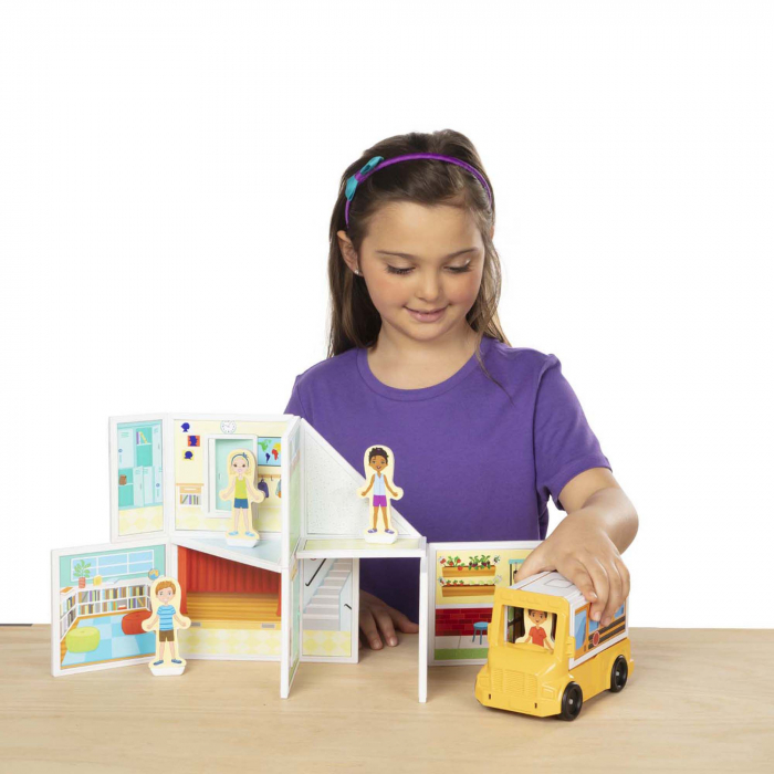 Melissa & Doug Set magnetic de joaca La Scoala - Melissa & Doug [4]