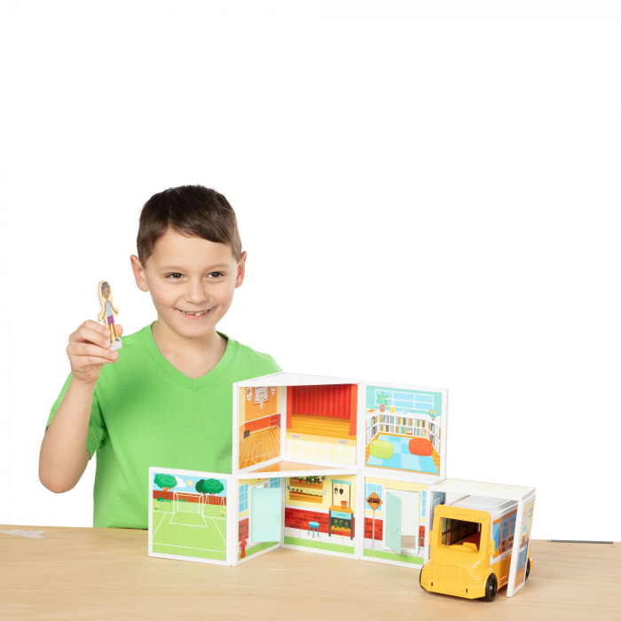 Melissa & Doug Set magnetic de joaca La Scoala - Melissa & Doug [3]