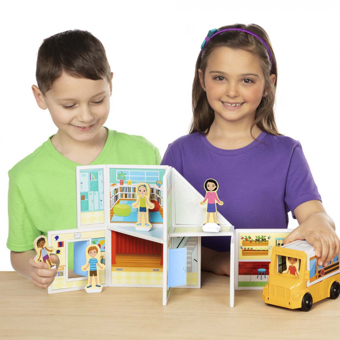 Melissa & Doug Set magnetic de joaca La Scoala - Melissa & Doug [8]